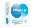 LifeStyles Lubricated/Lubrifié Latex Condoms