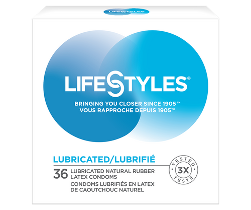 LifeStyles Lubricated/Lubrifié Latex Condoms LifeStyles Lubricated/Lubrifié Latex Condoms