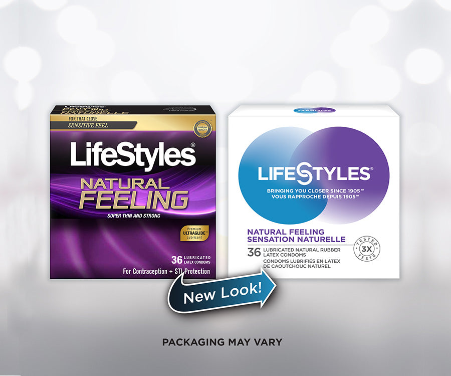 LifeStyles Natural Feeling/Sensation Naturelle Latex Condoms LifeStyles Natural Feeling/Sensation Naturelle Latex Condoms