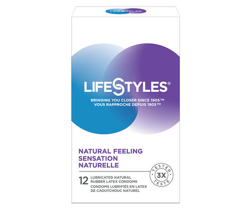 LifeStyles Natural Feeling/Sensation Naturelle Latex Condoms LifeStyles Natural Feeling/Sensation Naturelle Latex Condoms