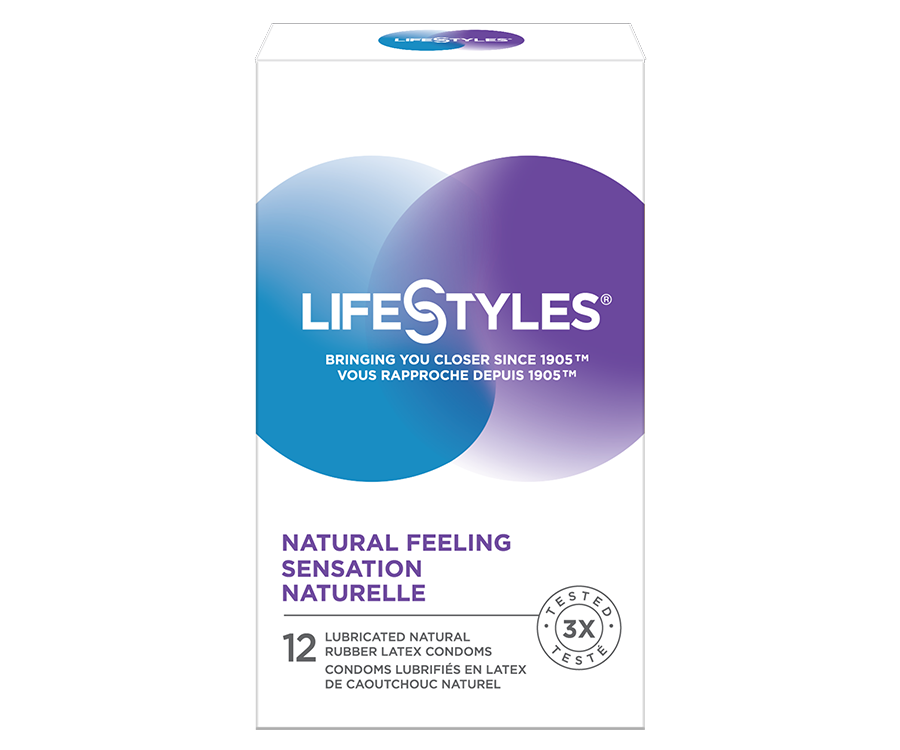 LifeStyles Natural Feeling/Sensation Naturelle Latex Condoms LifeStyles Natural Feeling/Sensation Naturelle Latex Condoms