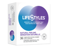 LifeStyles Natural Feeling/Sensation Naturelle Latex Condoms LifeStyles Natural Feeling/Sensation Naturelle Latex Condoms