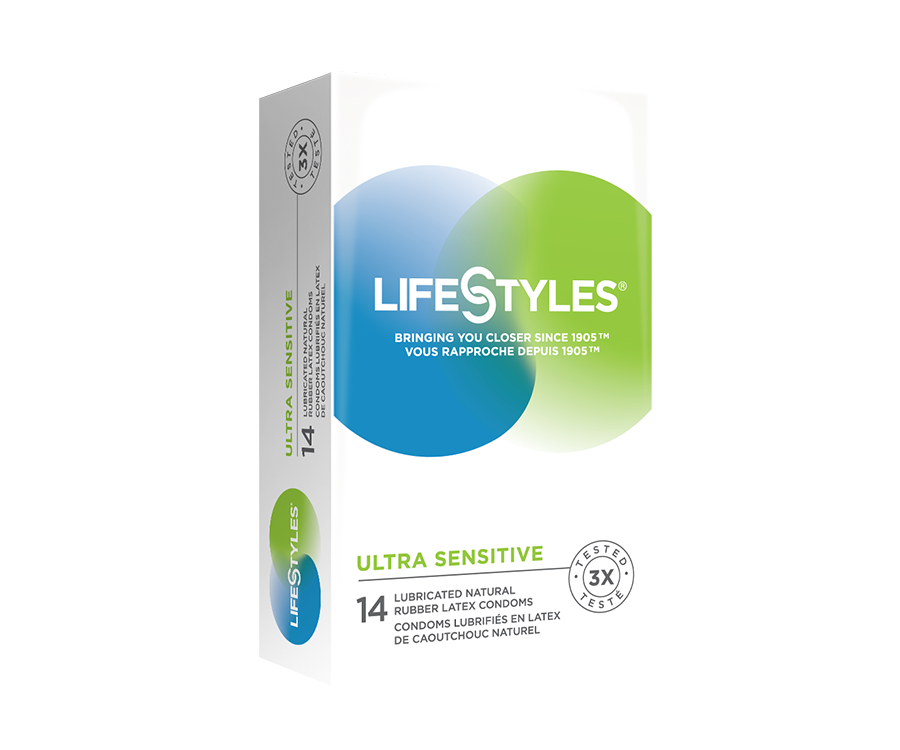 LifeStyles Ultra Sensitive Latex Condoms