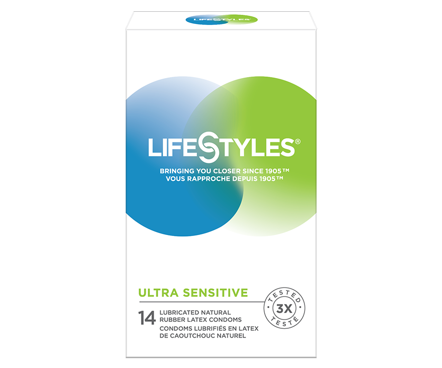 LifeStyles Ultra Sensitive Latex Condoms