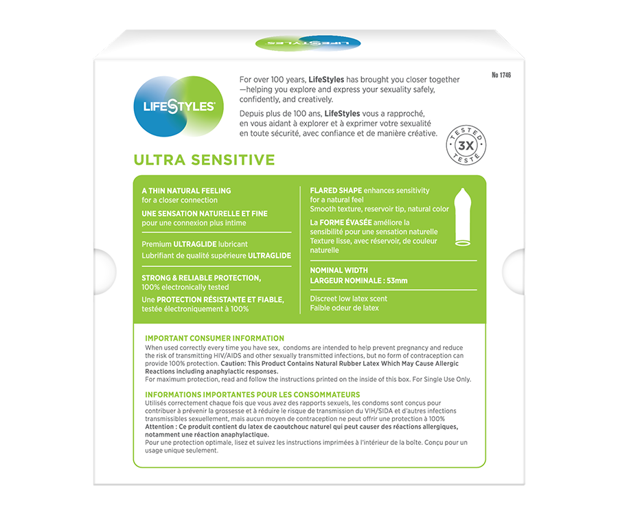 LifeStyles Ultra Sensitive Latex Condoms LifeStyles Ultra Sensitive Latex Condoms