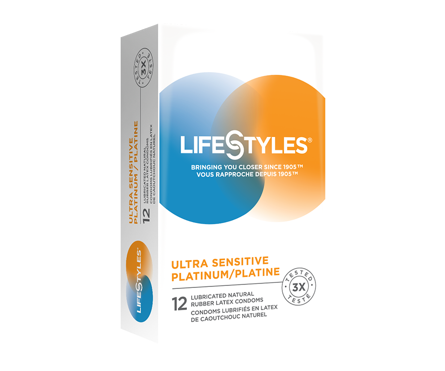 LifeStyles Ultra Sensitive Platinum/Platine Latex Condoms LifeStyles Ultra Sensitive Platinum/Platine Latex Condoms