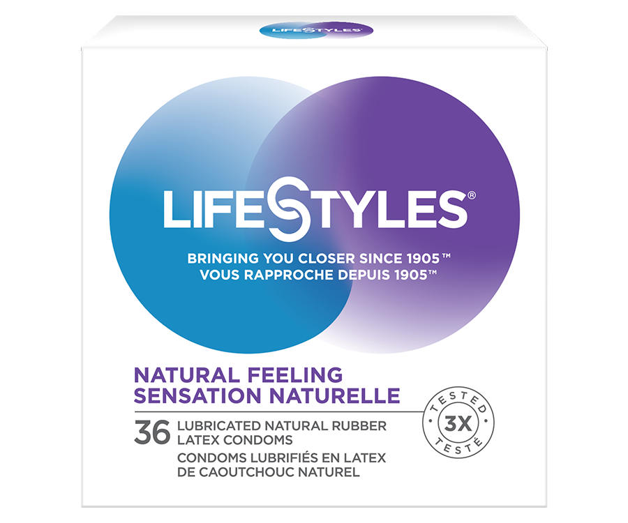 LifeStyles Natural Feeling/Sensation Naturelle Latex Condoms – Lifestyles CA