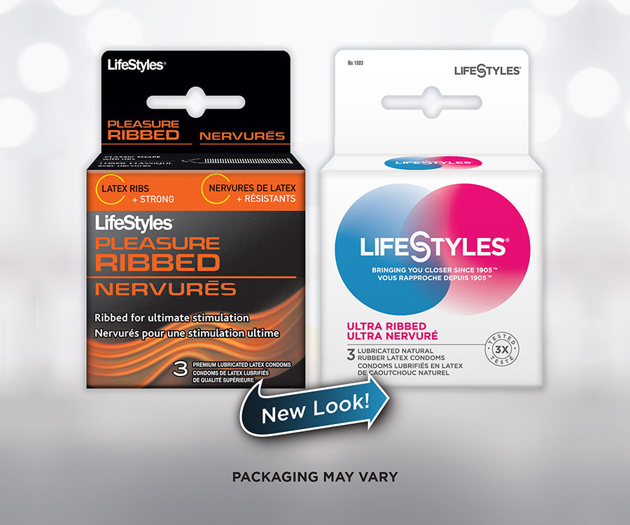 LifeStyles Ultra Ribbed | Ultra Nervuré Latex Condoms – Lifestyles CA